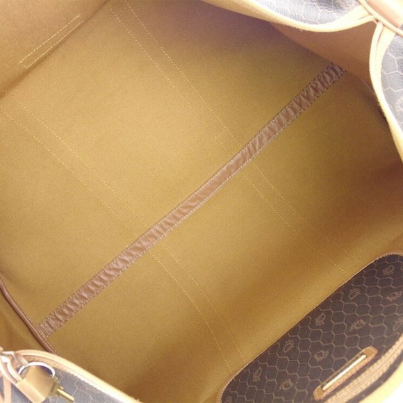 Dior Boston bag Logo PVC �~ leather Auth used - Picture 6 of 8